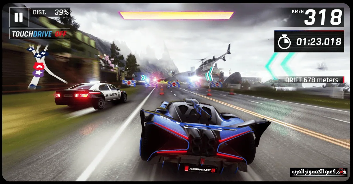 لعبة asphalt 9​